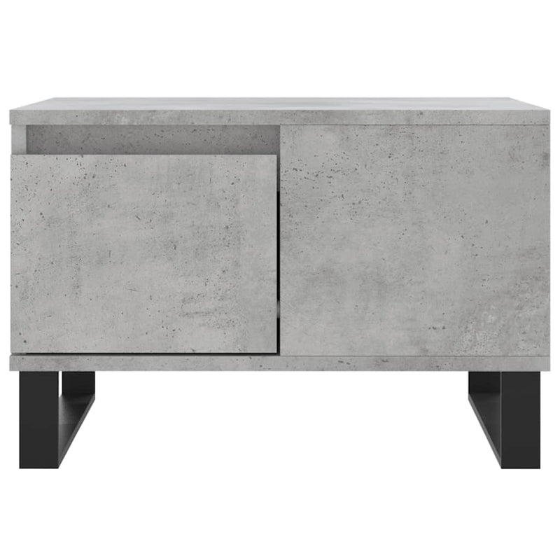Coffee Table Concrete Grey 55x55x36.5 cm Engineered Wood