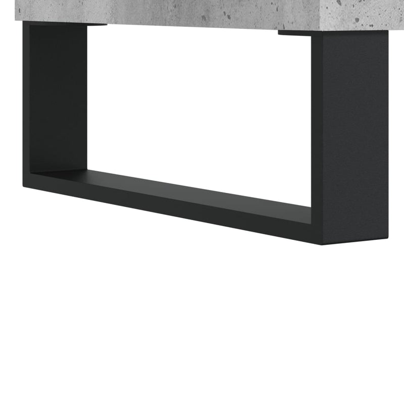 Coffee Table Concrete Grey 55x55x36.5 cm Engineered Wood