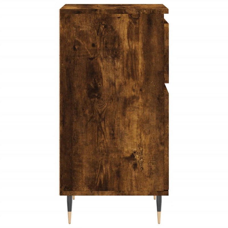 Sideboards 2 pcs Smoked Oak 40x35x70 cm Engineered Wood