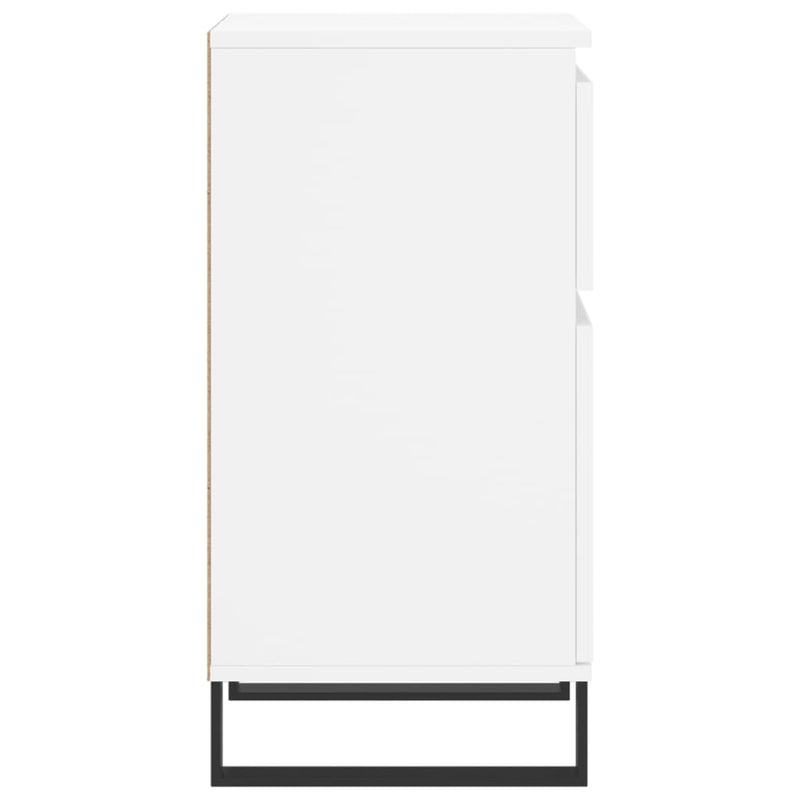 Sideboard White 40x35x70 cm Engineered Wood