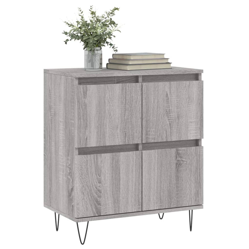 Sideboard Grey Sonoma 60x35x70 cm Engineered Wood