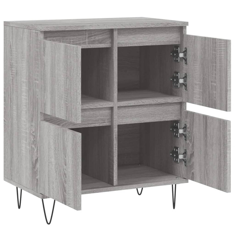 Sideboard Grey Sonoma 60x35x70 cm Engineered Wood