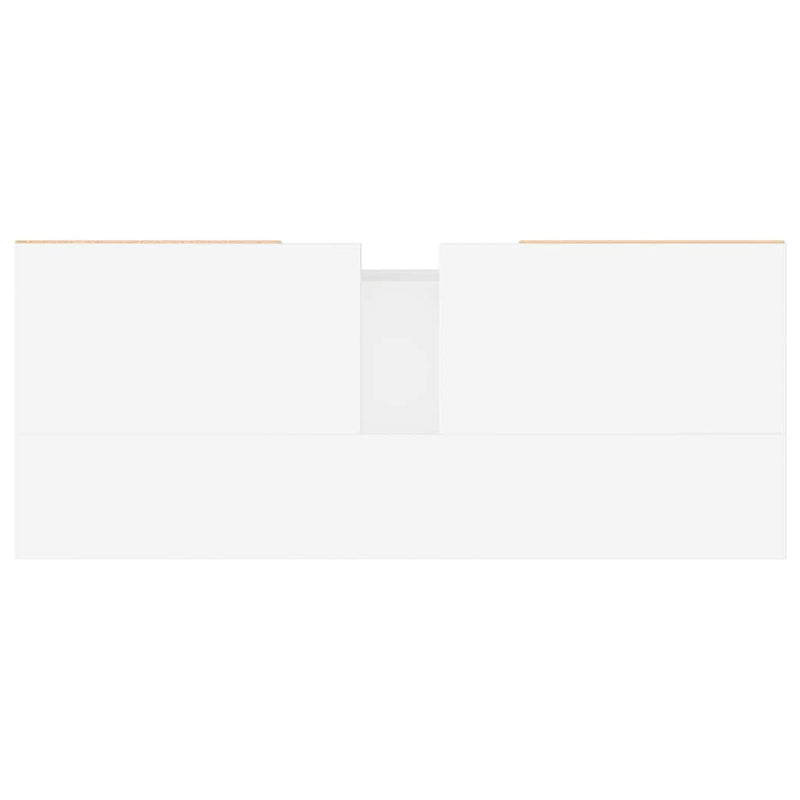 Bathroom Cabinet High Gloss White 80x33x60 cm Engineered Wood