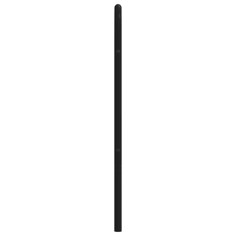Metal Headboard Black 180 cm