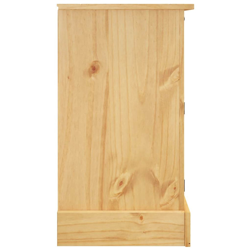 Sideboard "Corona" Brown 112x44x78 cm Solid Wood Mexican Pine