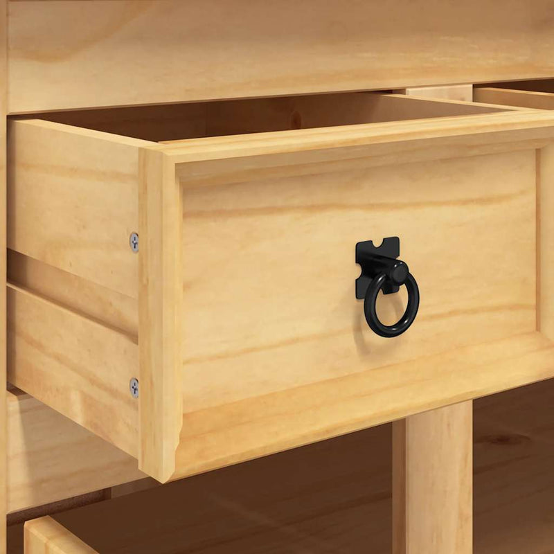 Sideboard "Corona" Brown 112x44x78 cm Solid Wood Mexican Pine
