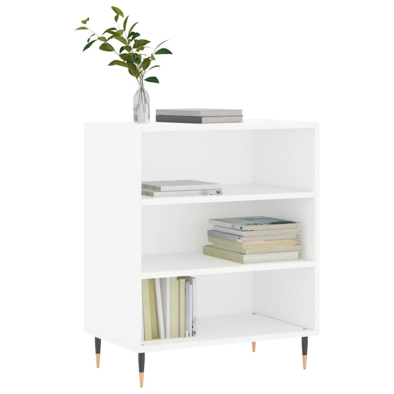 Sideboard White 57x35x70 cm Engineered Wood