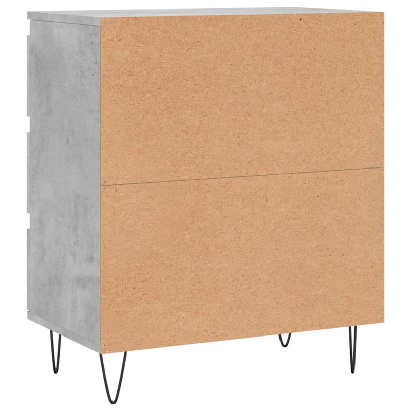 Sideboard Concrete Grey 60x35x70 cm Engineered Wood