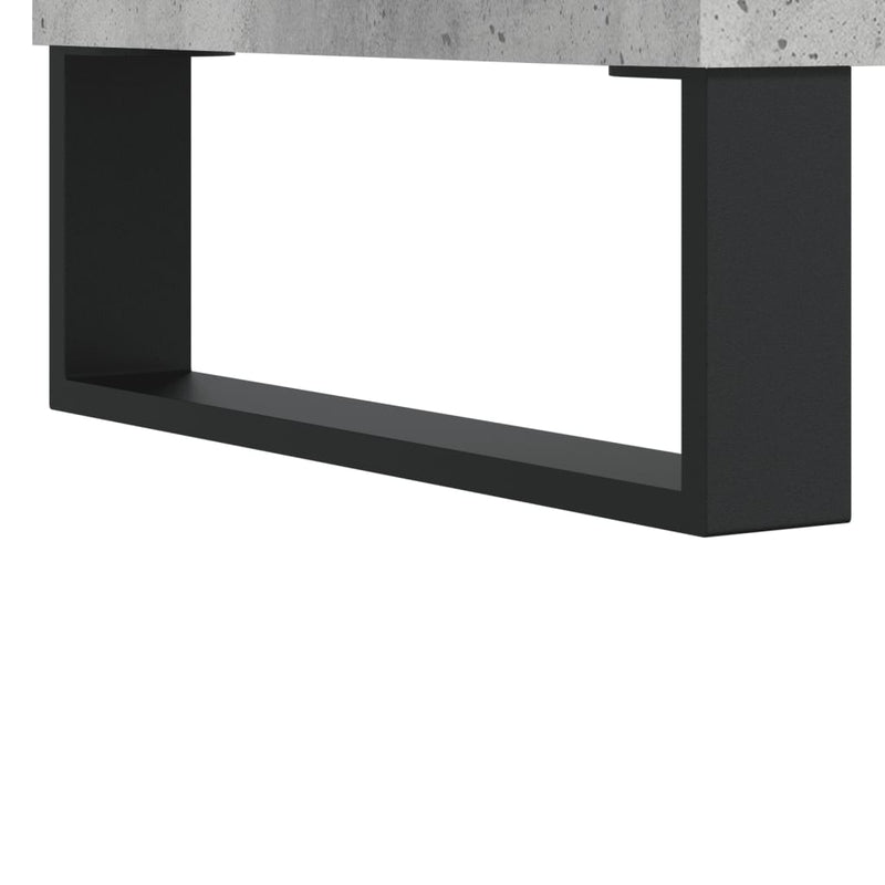 Sideboard Concrete Grey 104x35x70 cm Engineered Wood