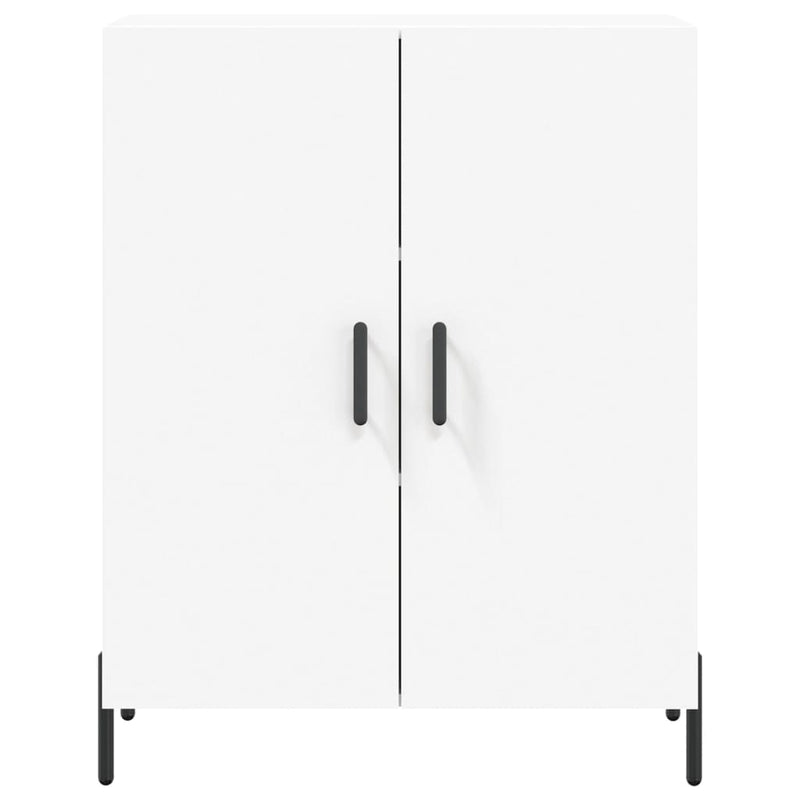 Highboard White 69.5x34x180 cm Engineered Wood