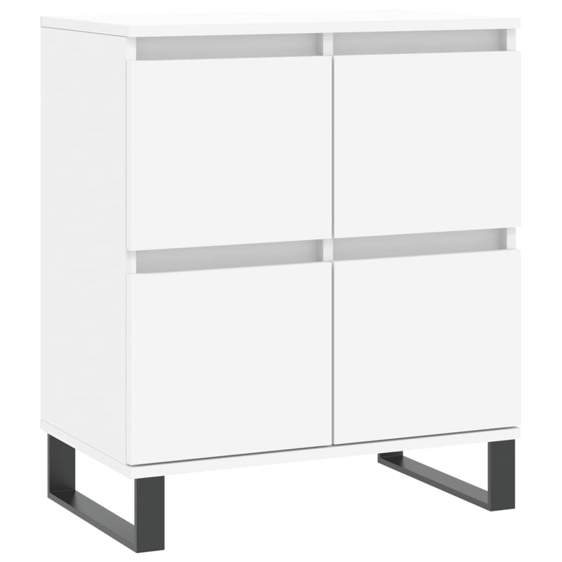 Sideboards 3 pcs White Engineered Wood