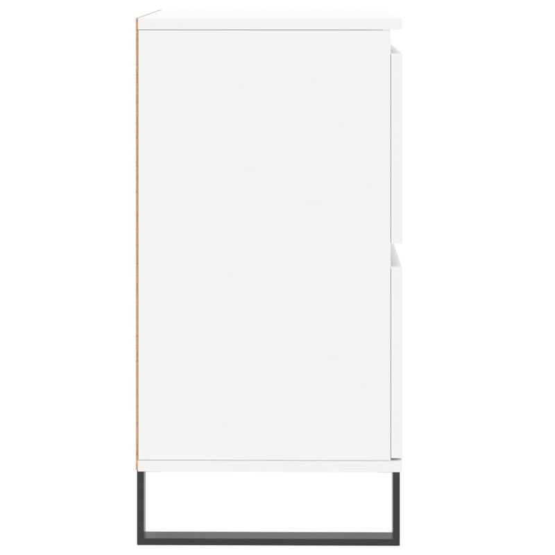 Sideboards 3 pcs White Engineered Wood