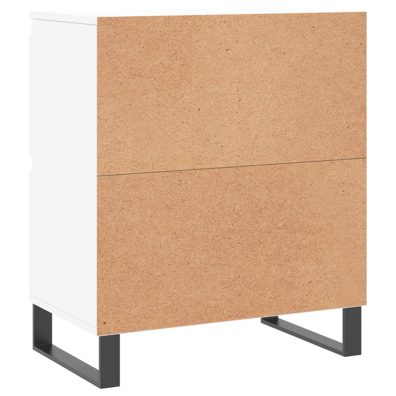 Sideboards 3 pcs White Engineered Wood