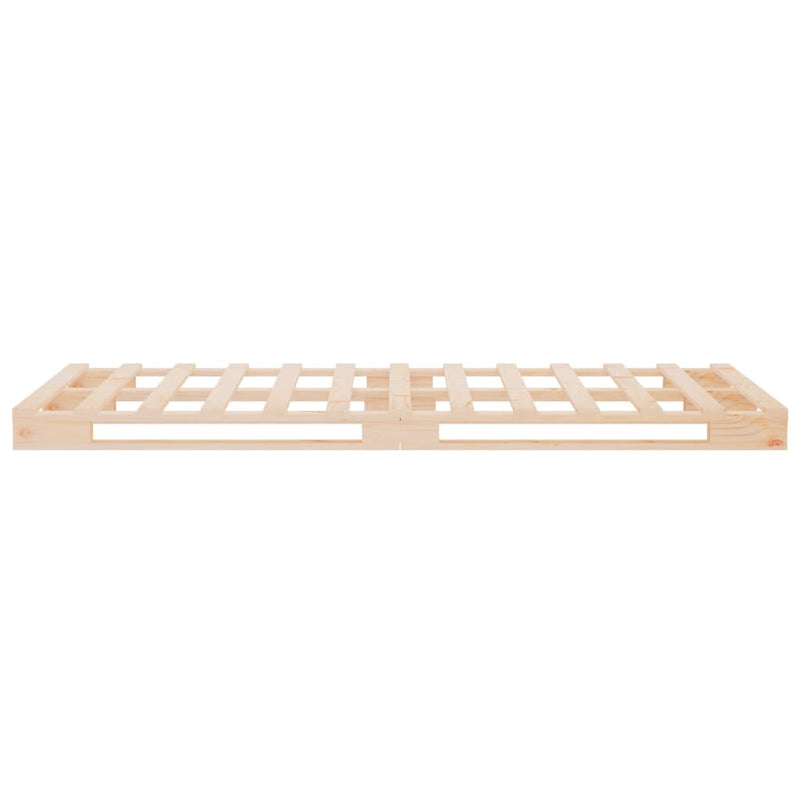 Bed Frame without Mattress 90x190 cm Single Solid Wood Pine Single