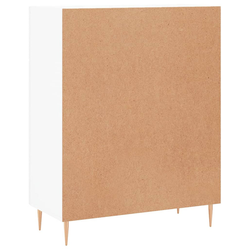 Sideboard White 69.5x34x90 cm Engineered Wood