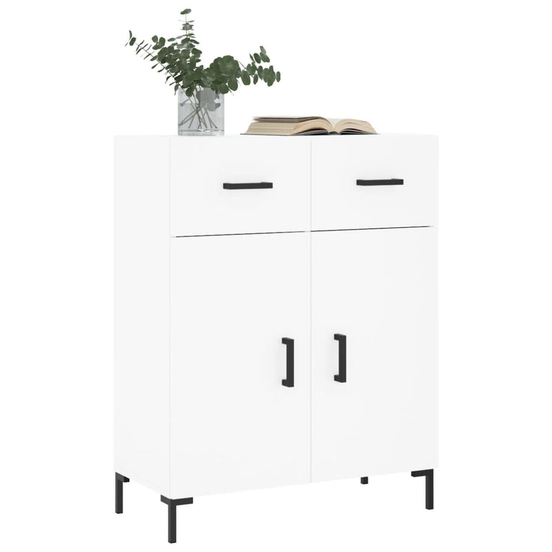 Sideboard White 69.5x34x90 cm Engineered Wood