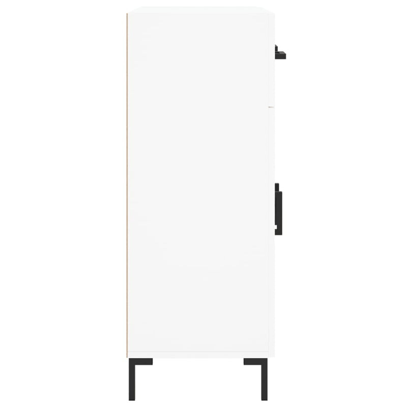 Sideboard White 69.5x34x90 cm Engineered Wood