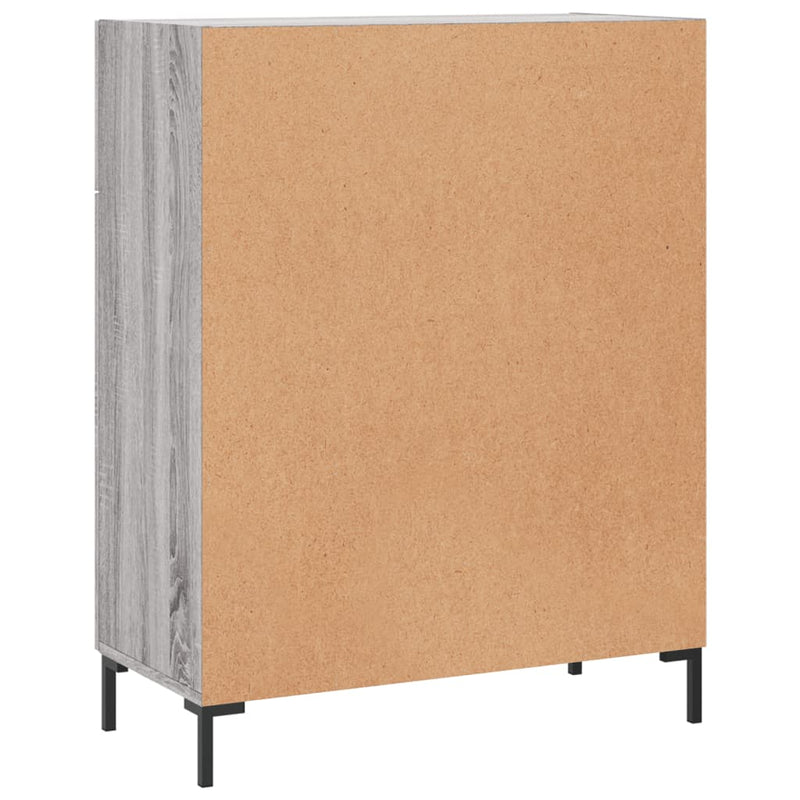 Sideboard Grey Sonoma 69.5x34x90 cm Engineered Wood