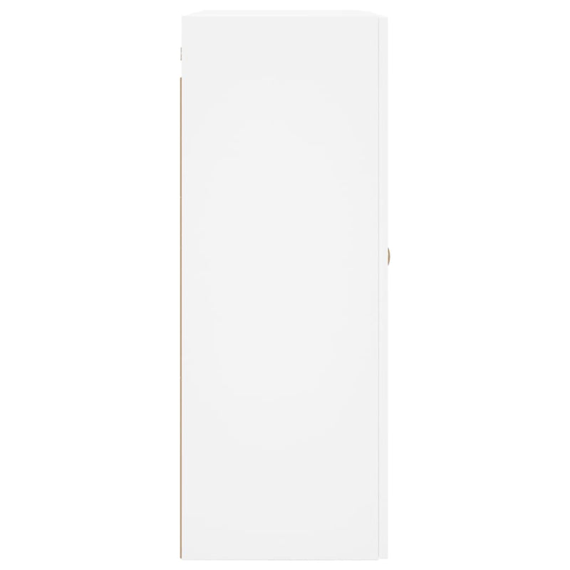 Wall Mounted Cabinet White 69.5x34x90 cm