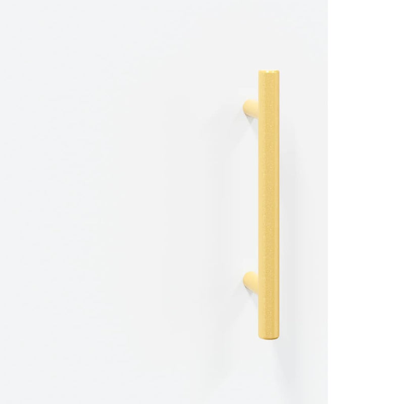 Desk White 140x50x75 cm Engineered Wood