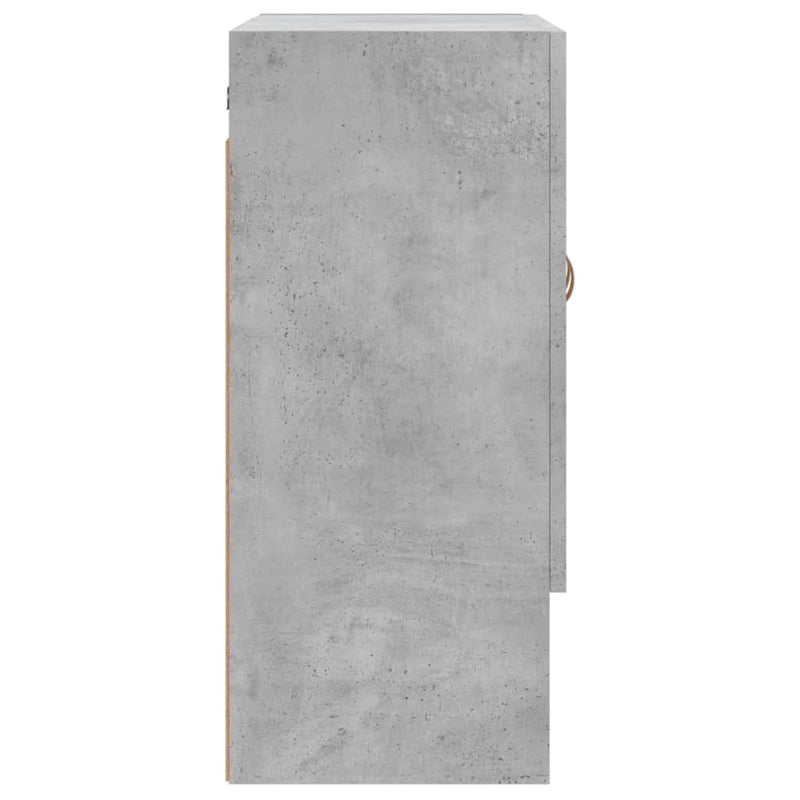 Wall Cabinet Concrete Grey 60x31x70 cm Engineered Wood