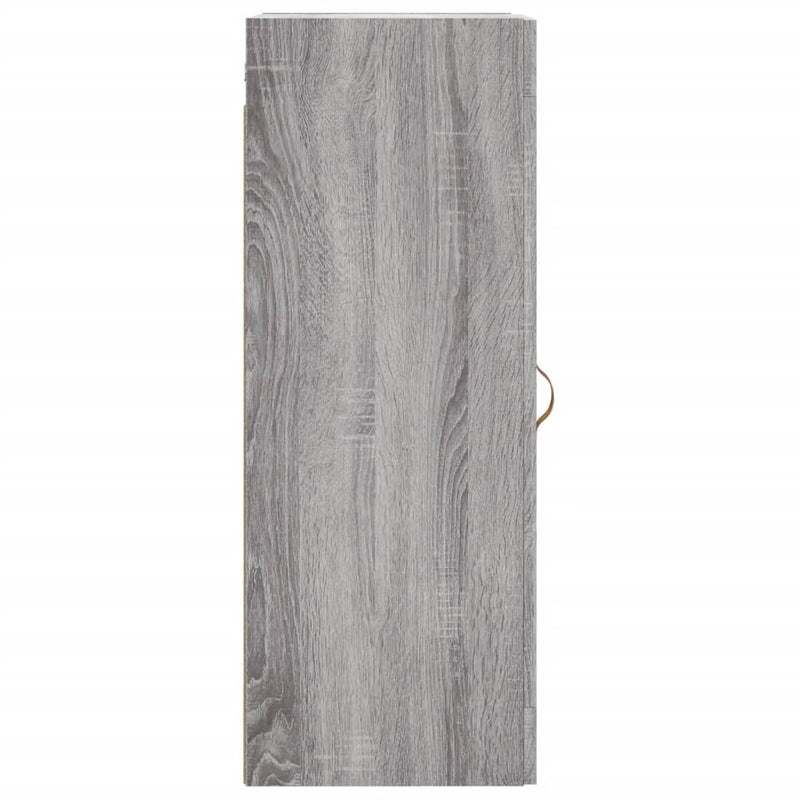 Wall Mounted Cabinet Grey Sonoma 34.5x34x90 cm Engineered Wood