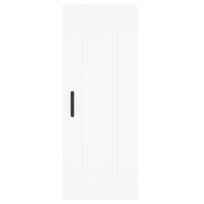 Wall Mounted Cabinet White 34.5x34x90 cm Engineered Wood