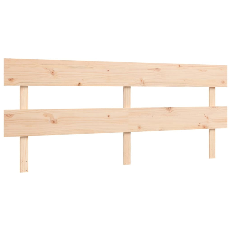Bed Frame without Mattress 200x200 cm Solid Wood Pine
