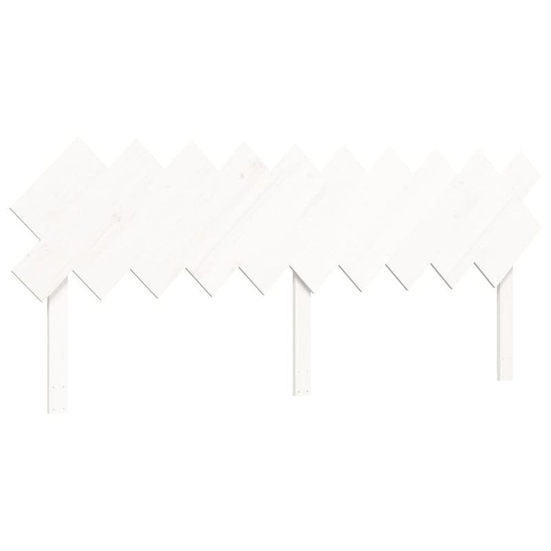 Bed Frame without Mattress White 200x200 cm Solid Wood Pine