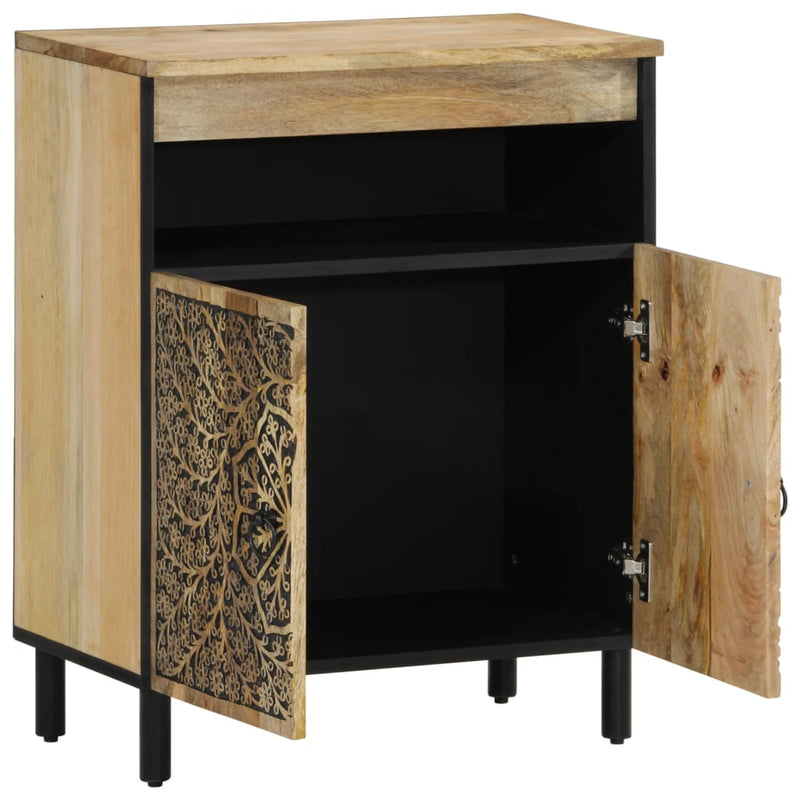 Side Cabinet 60x33x75 cm Solid Wood Mango