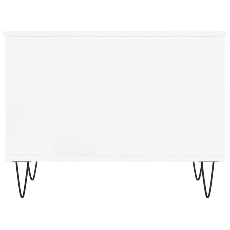 Coffee Table White 60x44.5x45 cm Engineered Wood
