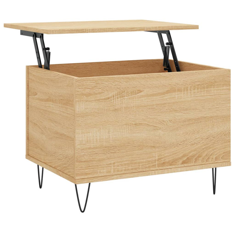 Coffee Table Sonoma Oak 60x44.5x45 cm Engineered Wood