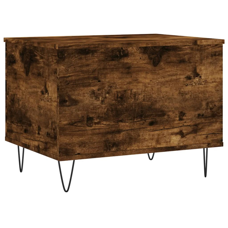 Coffee Table Smoked Oak 60x44.5x45 cm Engineered Wood
