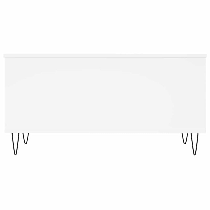 Coffee Table White 90x44.5x45 cm Engineered Wood