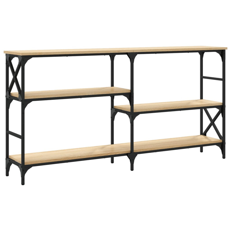 Console Table Sonoma Oak 150x29x76.5 cm Engineered Wood