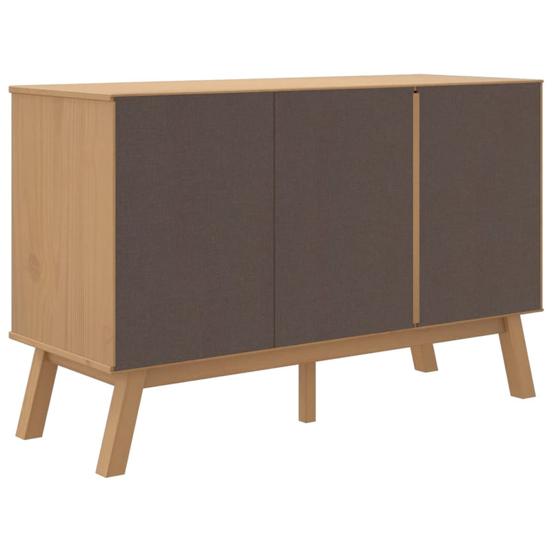 Sideboard OLDEN Brown 114x43x73.5 cm Solid Wood Pine