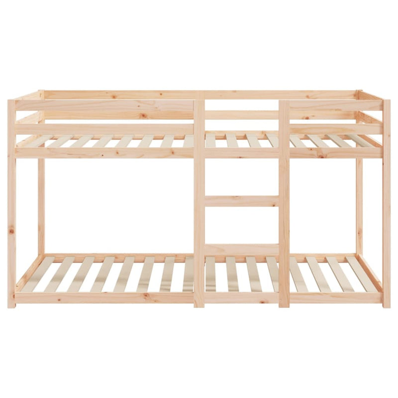 Bunk Bed without Mattress 90x200 cm Solid Wood Pine