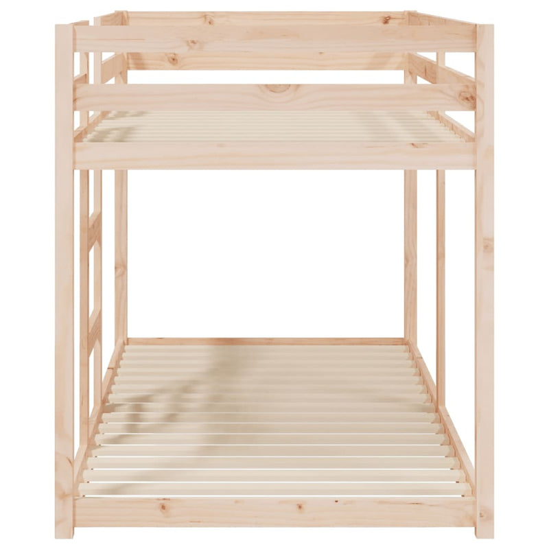 Bunk Bed without Mattress 90x200 cm Solid Wood Pine