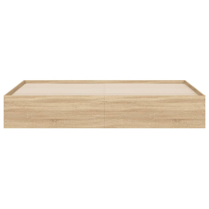 Modern Wooden Queen Size 160cm Bed Frame Base With Storage Drawers