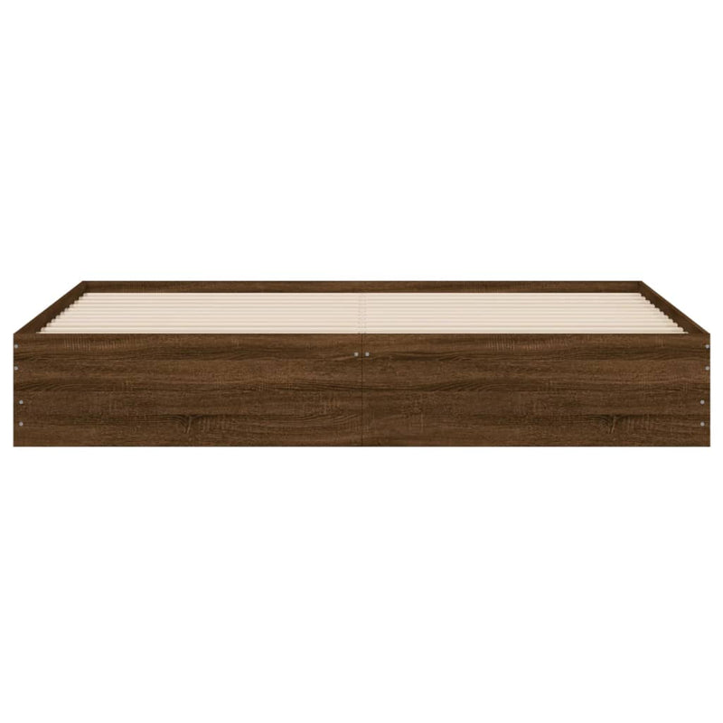 Modern Wooden Queen Size 160cm Bed Frame Base With Storage Drawers