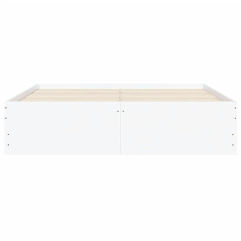 Modern Wooden Double Size 135cm Bed Frame Base With Storage Drawers
