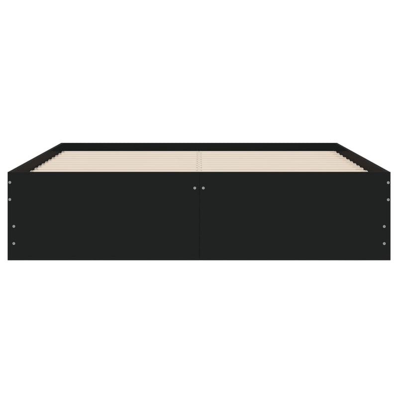 Modern Wooden Double Size 135cm Bed Frame Base With Storage Drawers