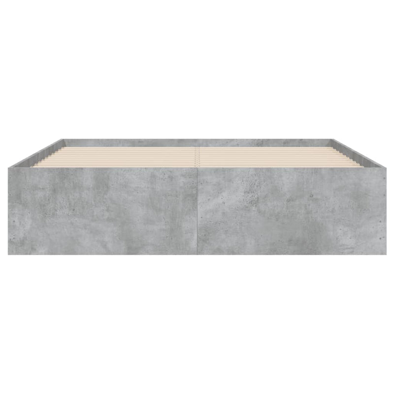 Modern Wooden Double Size 135cm Bed Frame Base With Storage Drawers
