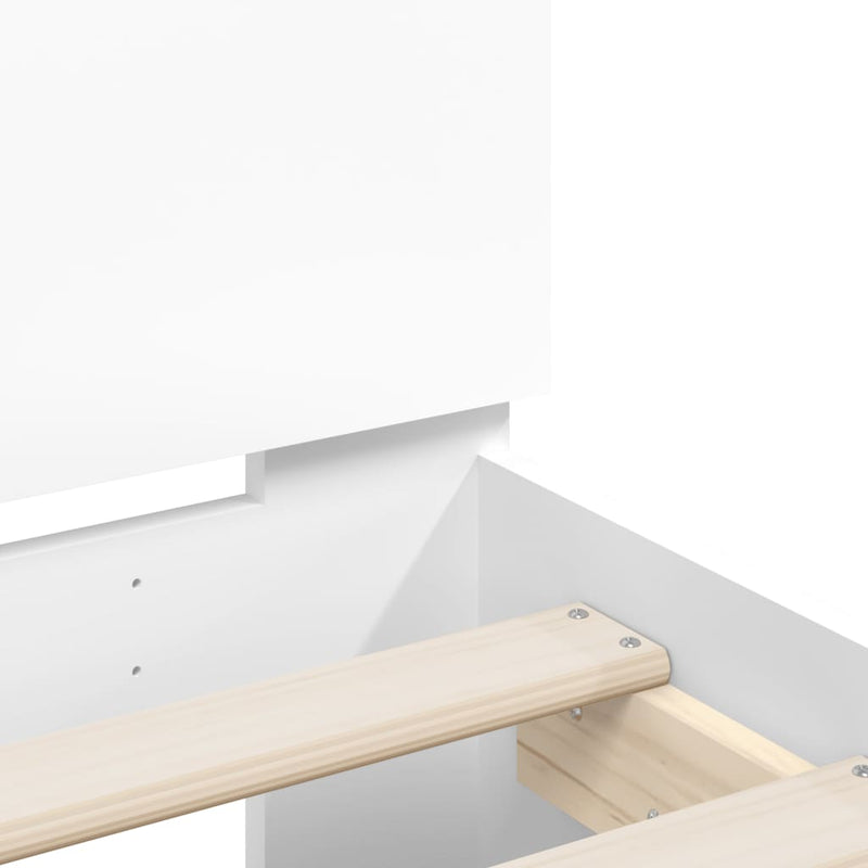 Modern Wooden Queen Size 1.6m Bed Frame Base With Headboard Wood Beds