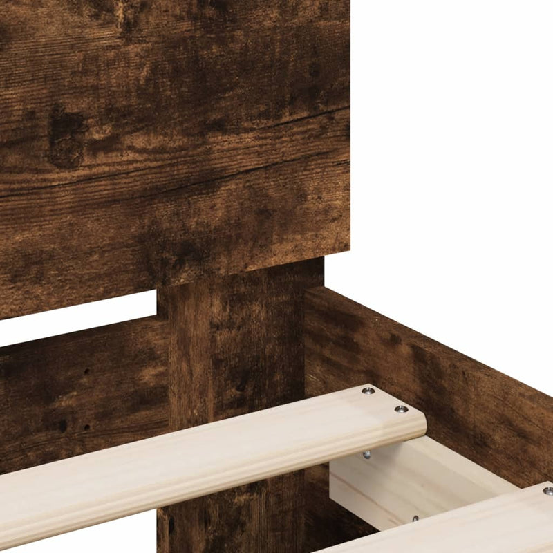 Modern Wooden Queen Size 1.6m Bed Frame Base With Headboard Wood Beds