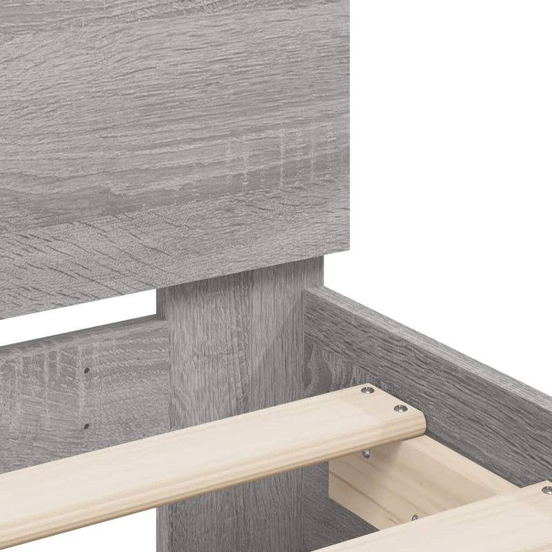 Modern Wooden Queen Size 1.6m Bed Frame Base With Headboard Wood Beds