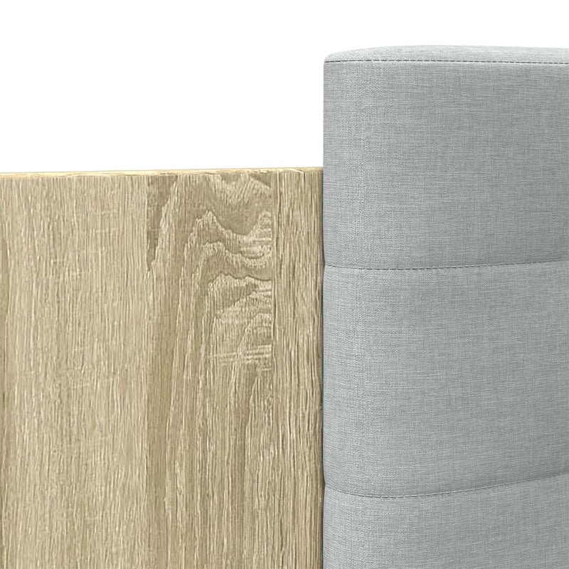 Bed Frame without Mattress Sonoma Oak 100x200 cm