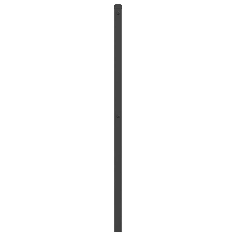 Metal Headboard Black 75 cm