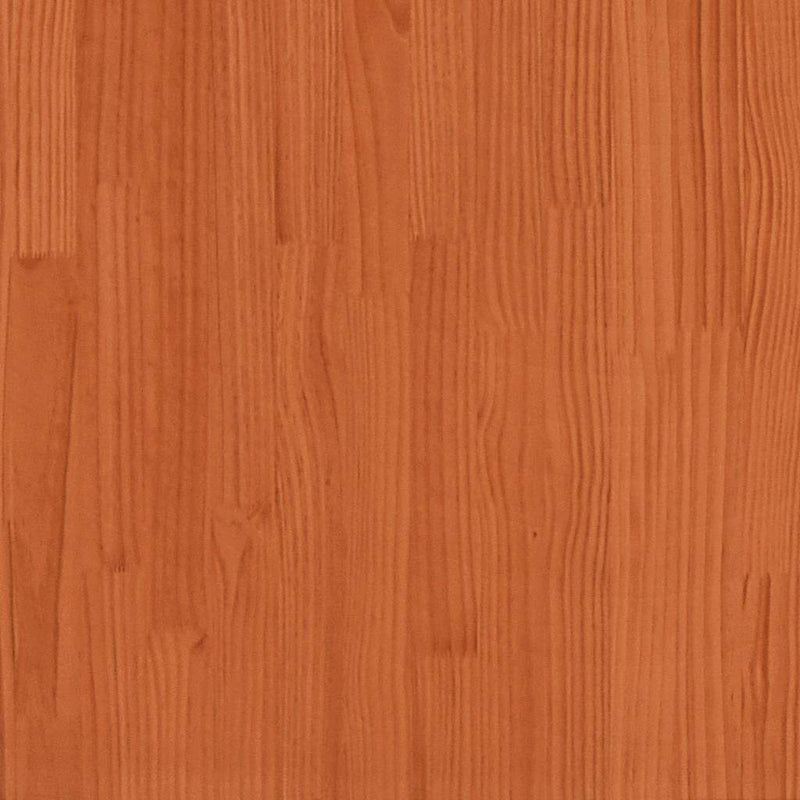Day Bed without Mattress Wax Brown 90x200 cm Solid Wood Pine