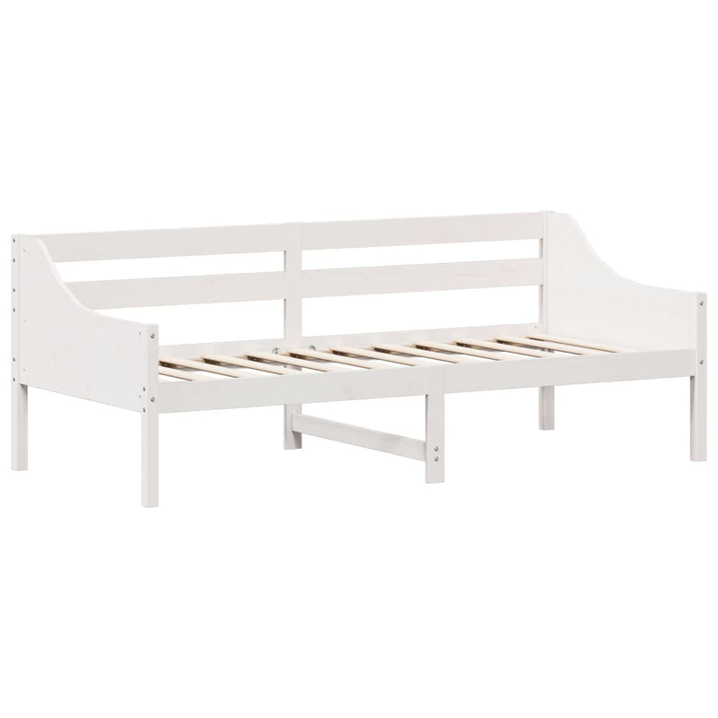 Day Bed without Mattress White 80x200 cm Solid Wood Pine